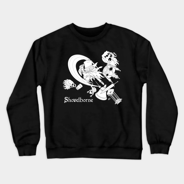 SHOVELBORNE - INSIGHT EDITION MONO PRINT Crewneck Sweatshirt by Paranoia Prints